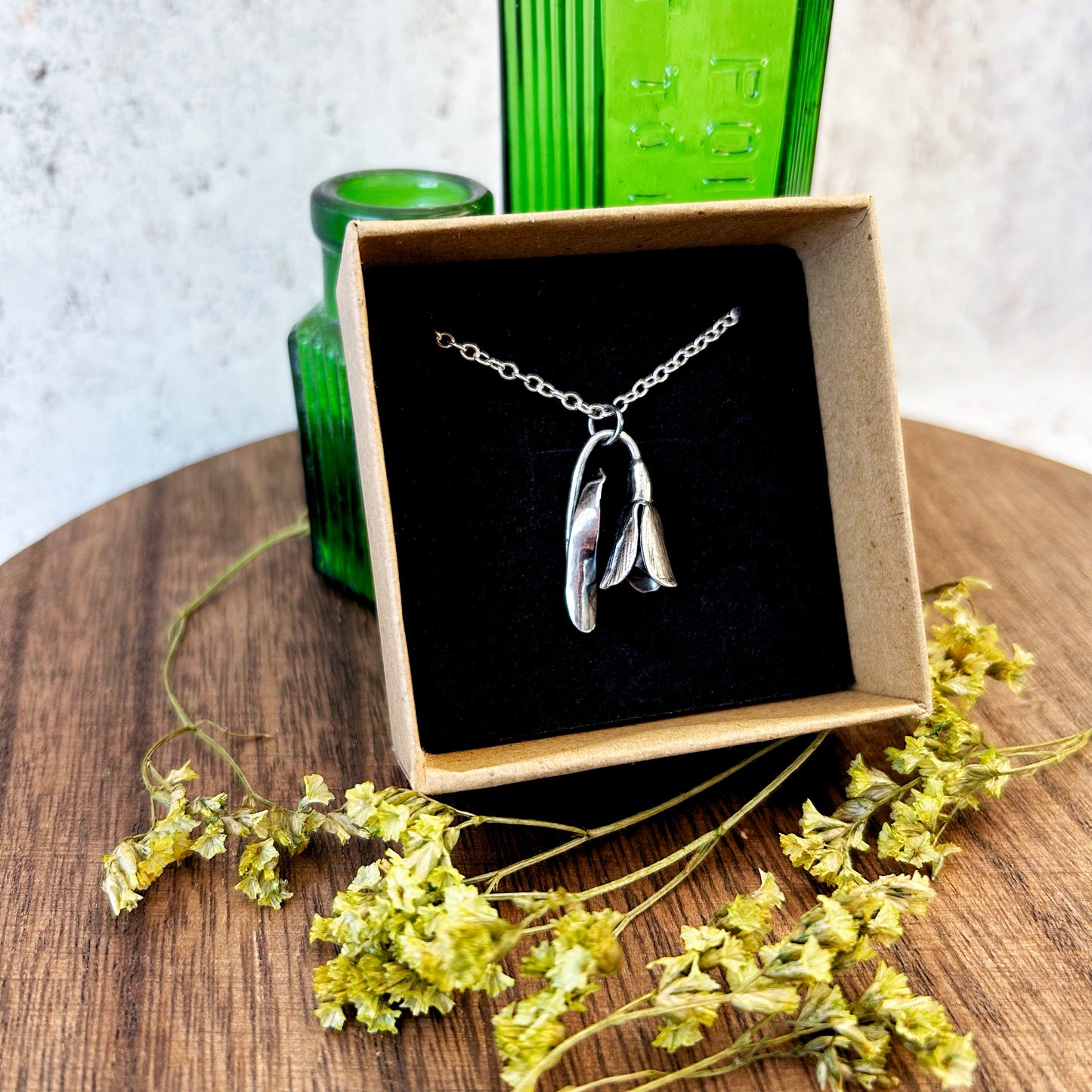 Sterling Silver Snowdrop Pendant